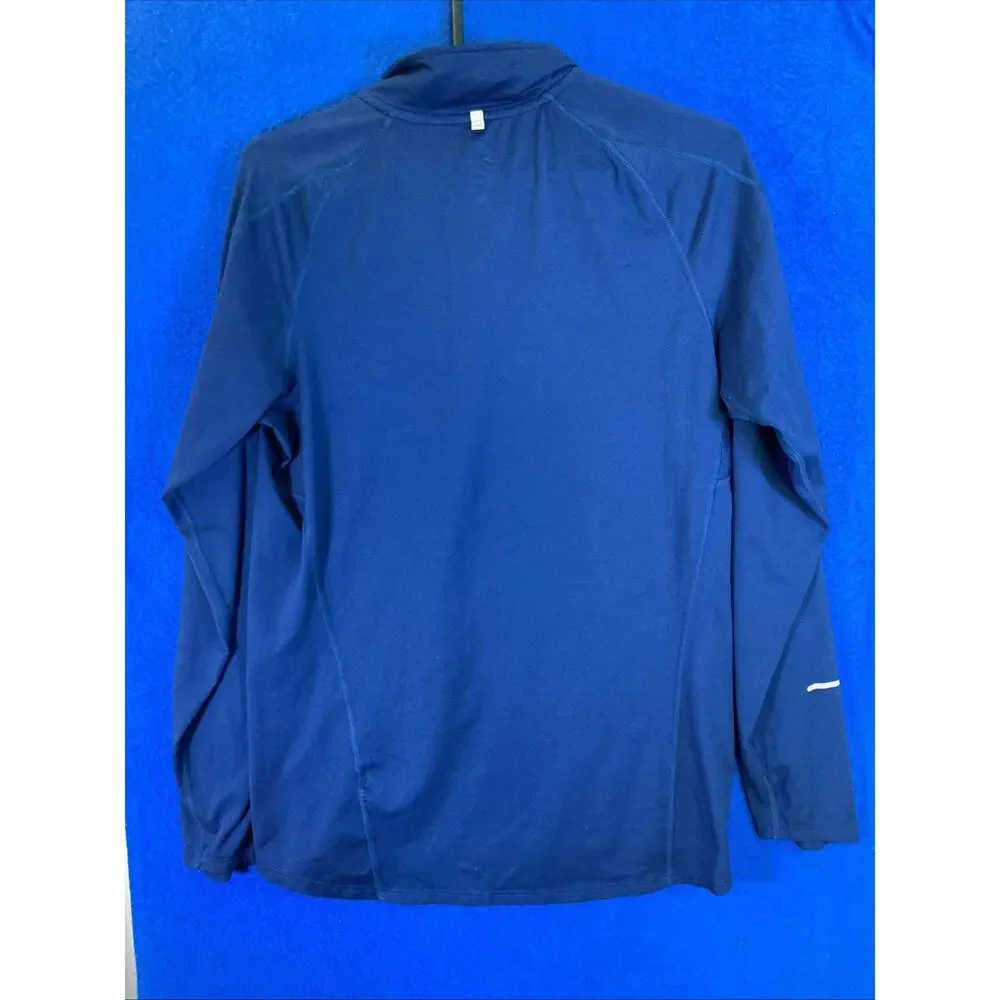Nike Element Running 1/4 Zip Dri-Fit Pullover Long Sleeve Blue Mens Size Small